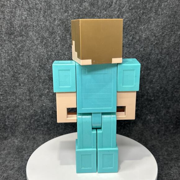 Minecraft Steve Mattel 9inch Figure Blocky Heroic Adventures Action Figure - Picture 7 of 11